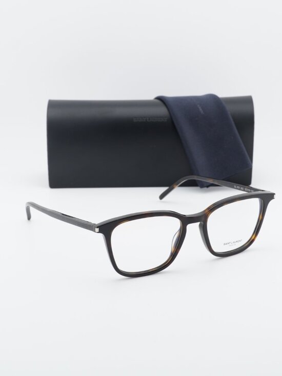 Saint Laurent SL479 002 Square Eyeglasses – Havana 52mm main image 10